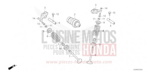 ARBRE A CAMES/SOUPAPE CRF125FS de 2025